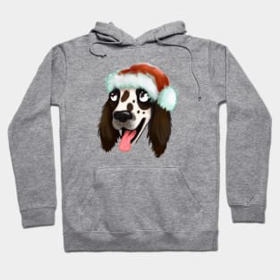 Cute English Springer Spaniel Drawing Hoodie